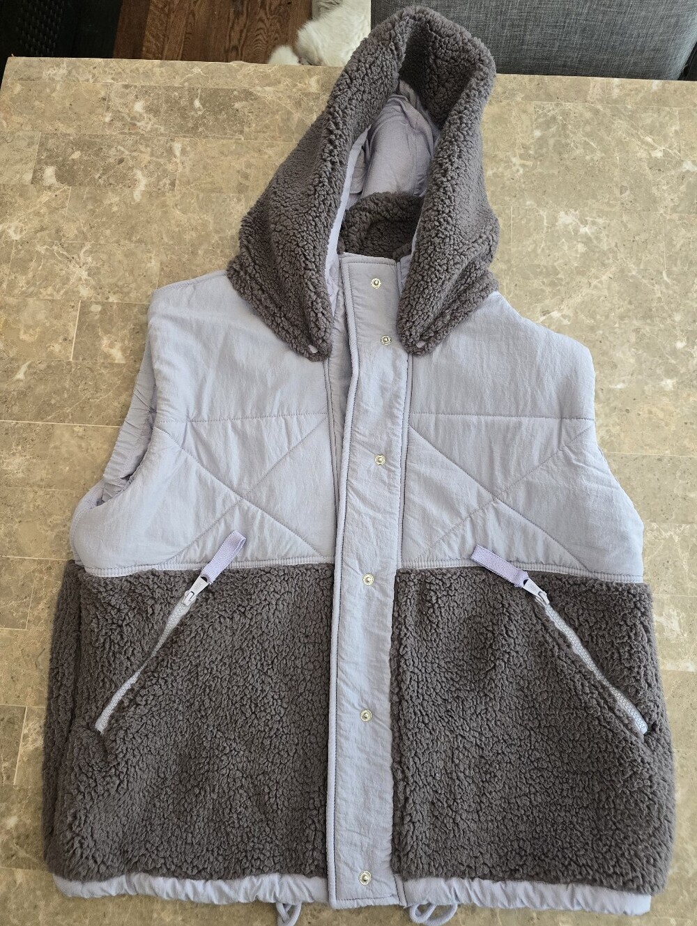 Free People Movement Avendure Waits Fleece Vest Sz S - Picture 2 of 8